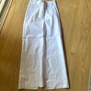 With Harper Lu White Maxi Skirt